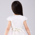 Cheap Lace Baby Girl Solid color Pink Princess Wedding dress Shoulder Shawls Baby party Wear dresses White Amice